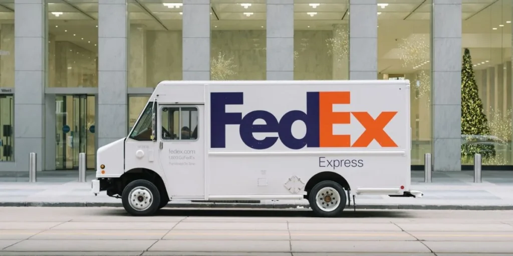 Finding a FedEx tracking number after booking in Surrey
